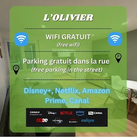 L'Olivier Apartment Abbeville Exterior photo